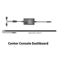 Center Console Dashboard Wireless Charging Light for Tesla Model 3 Y 64Colors RGB Neon LED Ambient Lamp USB Power APP Controller
