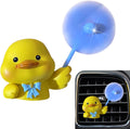 Cute Yellow Duck Air Vent Clips - Fun Car Air Fresheners & Decor