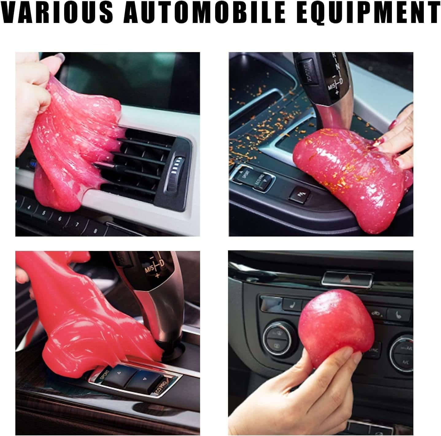 Car Cleaning Gel,2023 Car Accessories for Women and Man, 5-Pack Car Cleaning Supplies, Universal Car Detailing Kit,Auto Car Cleaning Kit Car Interior Cleaner for PC Tablet Laptop (5)