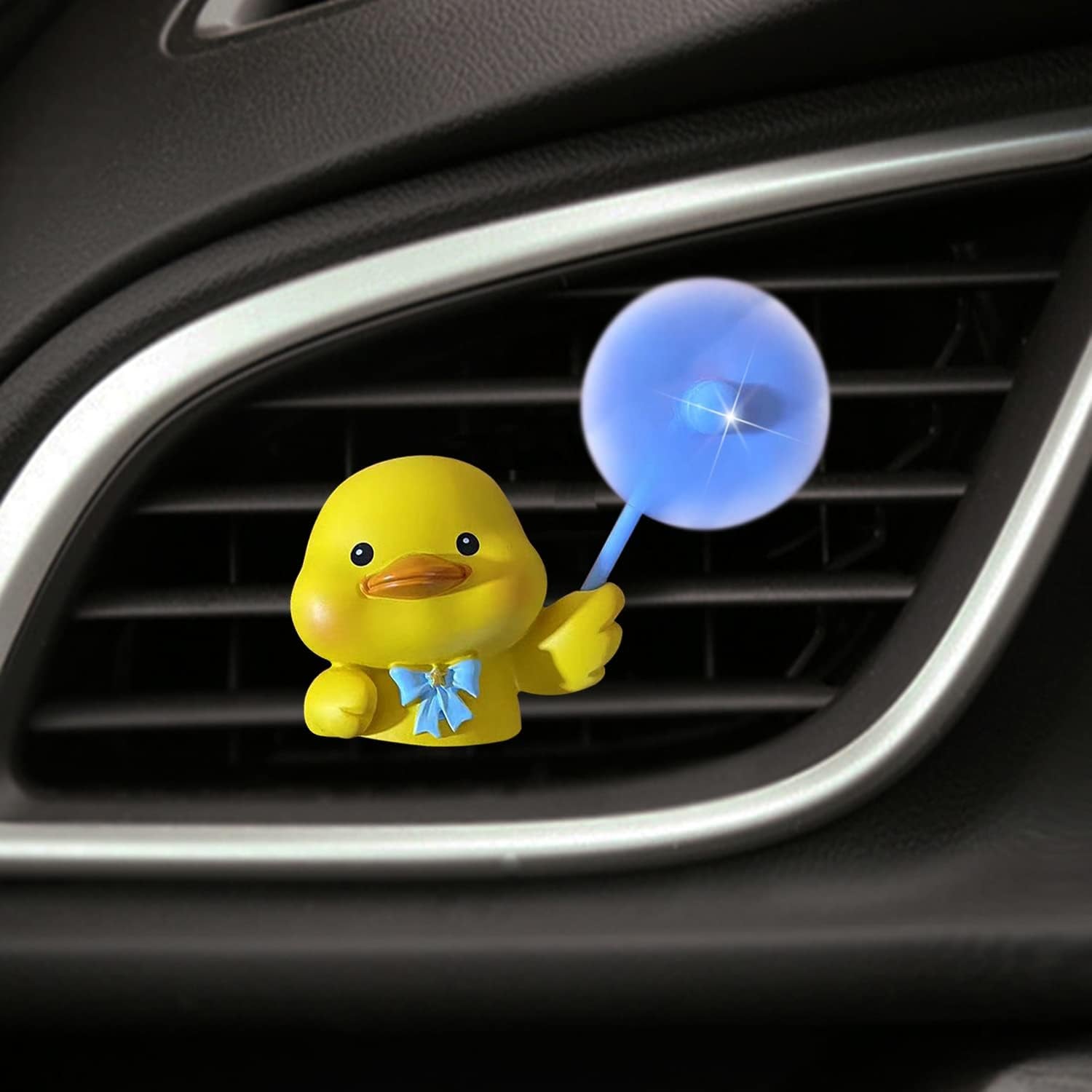 Cute Yellow Duck Air Vent Clips - Fun Car Air Fresheners & Decor