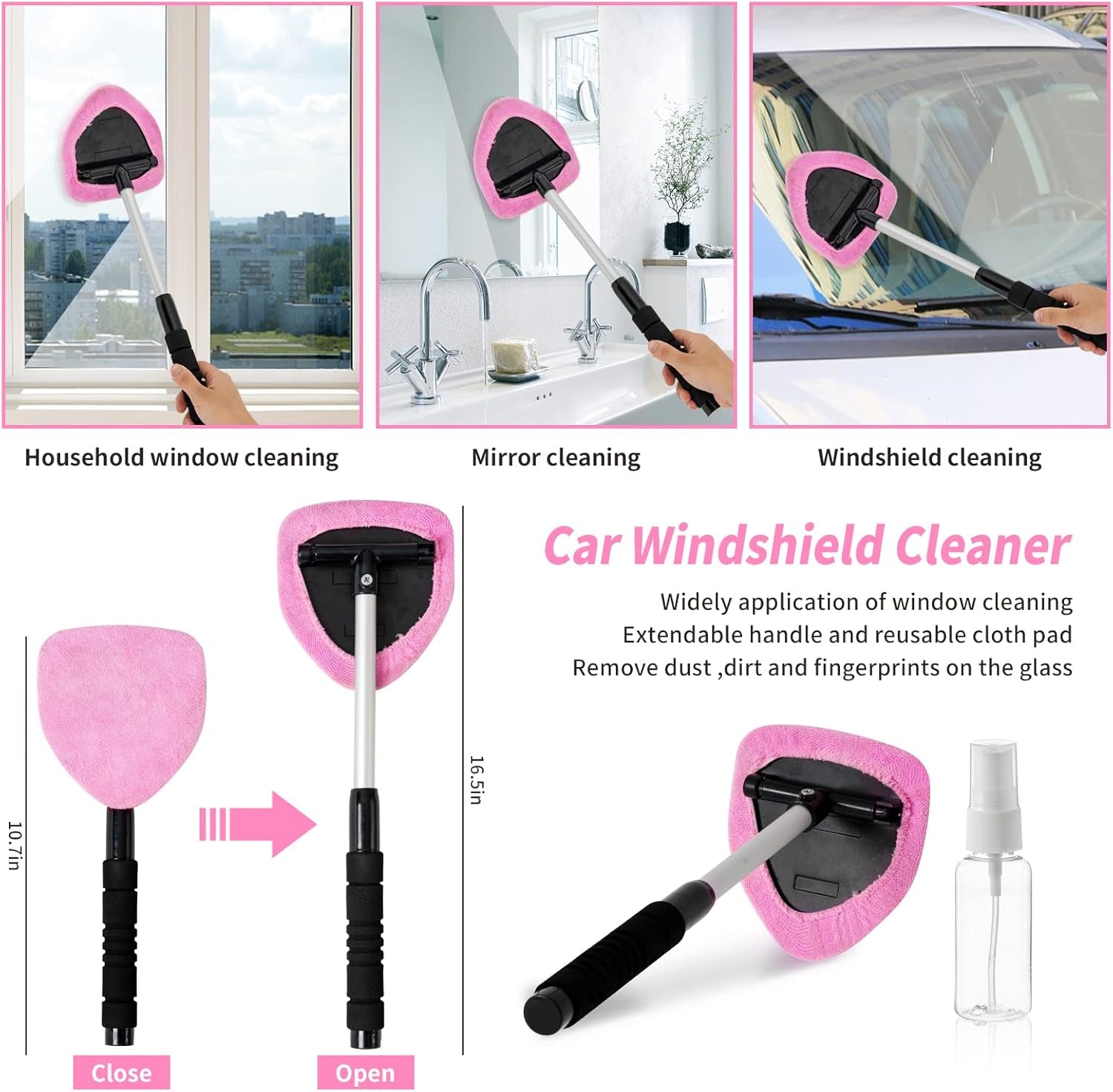 Car Cleaning Detailing Kit Interior Cleaner and Car Washing Kit