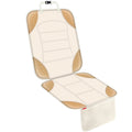 Car Seat Protector for Car Seat - Waterproof Non-Slip Leather Mat with 2 Mesh Pockets, Universal Seat Cover for Baby, Pets & Vehicles(2-Pack, Brown)