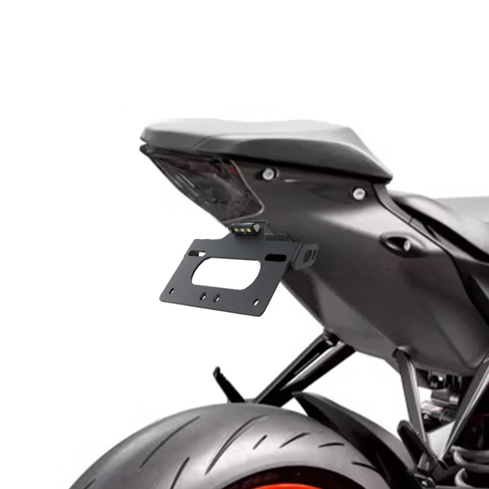 For KTM 1390 Super Duke R /1390 Super Duke R Evo /990 Duke 2024 Motorcycle License Plate Holder Rear Tail Tidy Fender Eliminator