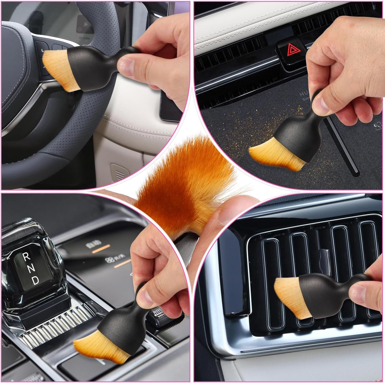 Car Cleaning Detailing Kit Interior Cleaner and Car Washing Kit