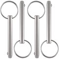 4 Pack Quick Release Pins, Diameter 5/16"(8Mm), Usable Length: 2-1/4"(57Mm), Full 316 Stainless Steel, Bimini Top Pin, Marine Hardware, All Parts Are Made of 316 Stainless Steel