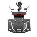 Motorcycle License Plate Holder Bracket with LED Signal Light for Sportster S 1250 2021-2025 Rear License Plate Frame Fender Kit