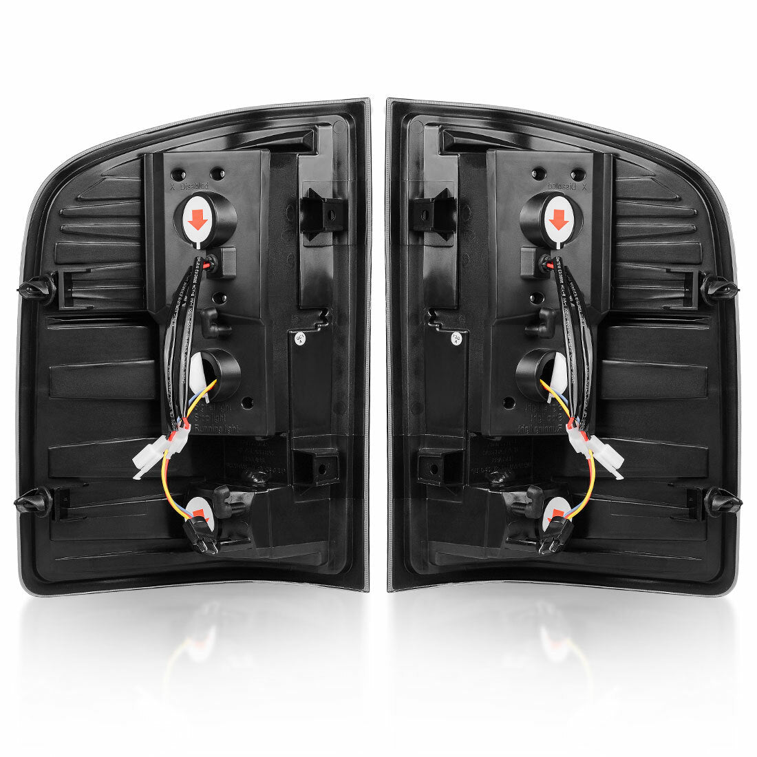 For 2007-2013 Chevy Silverado 1500 2500HD LED Tail Lights Brake Lamp Black Smoke