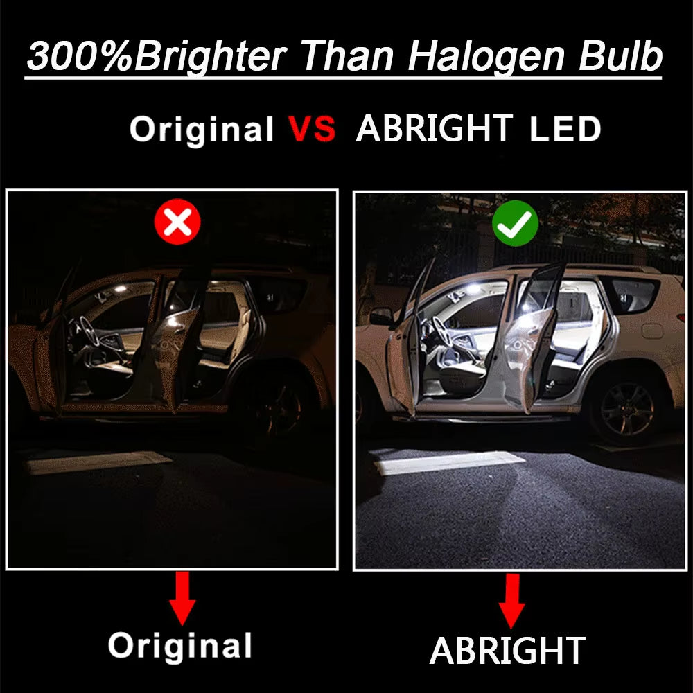 Car LED Interior Light Canbus for Jeep Wrangler JK TJ YJ JL 1990 1994 1998 2005 2006 2007 2008 2013 2019 Accessories Indoor Lamp