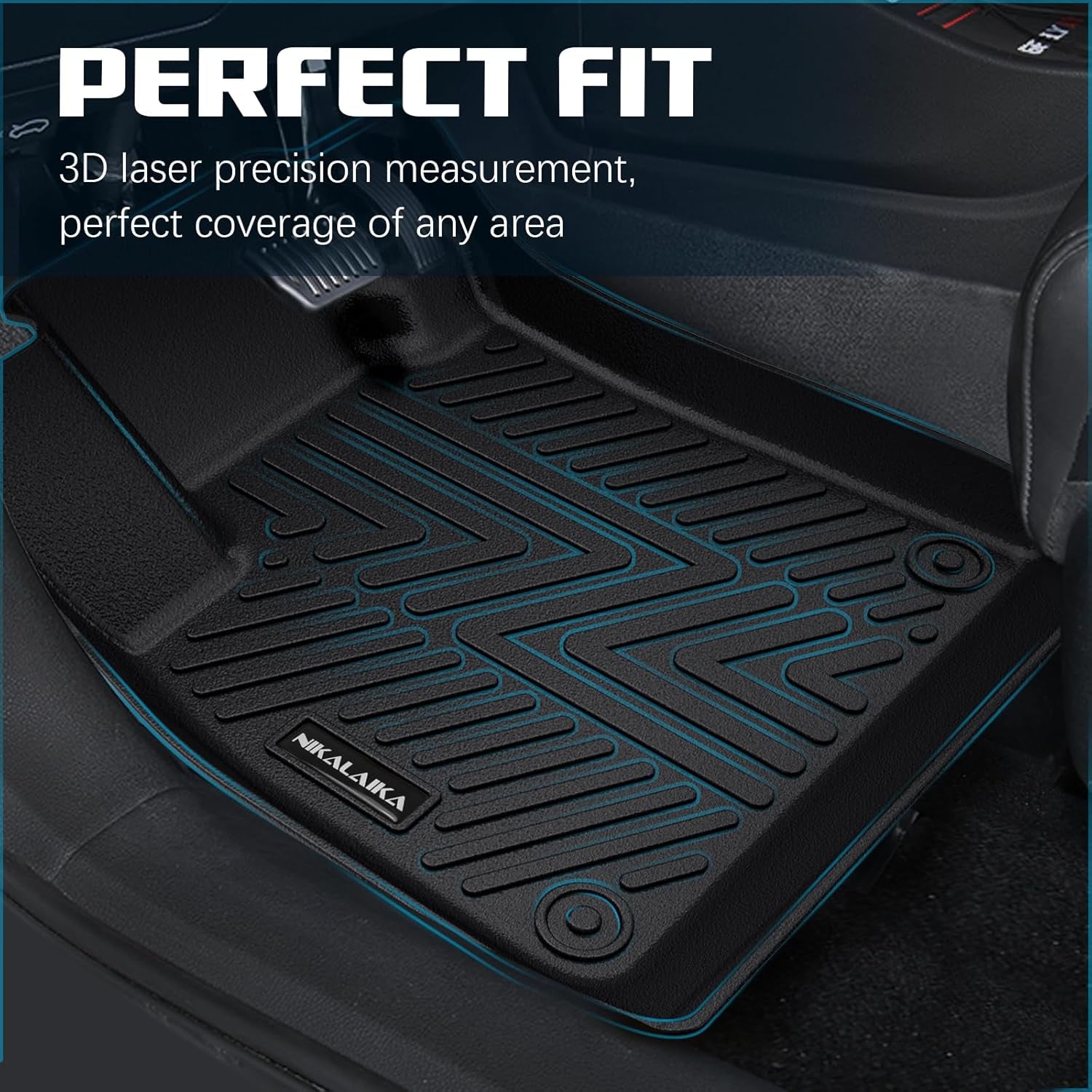Floor Mats for 2026 2025 2024 2023 Honda Accord (Include Hybrid) All Weather Protection TPE Rubber Floor Liners for Honda Accord 2024 Hybrid Accessories, Odorless Anti-Slip, 1St & 2Nd Row, Black