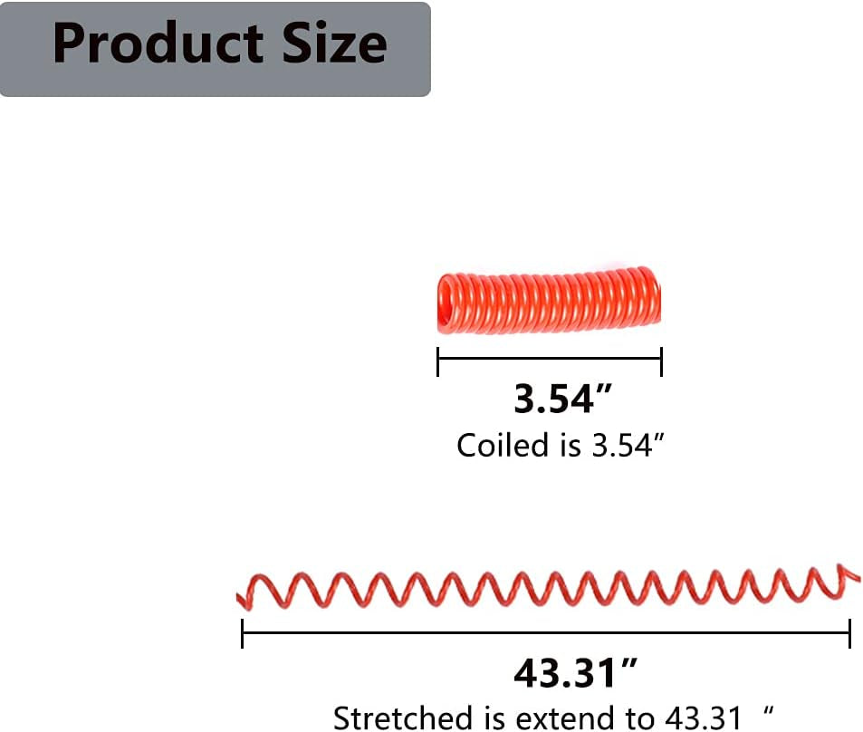 Boat Safety Kill Stop Switch Connector Lanyard Cord Replacement for Yamaha Outboard Mercruiser Marine Tohatsu Honda Engine Motor Kill Switch Tether Red Replace 6E9-82575-00 6E9-82575-01 6E9-82575-02