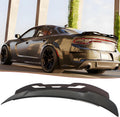 STSEV01 Rear Wickerbill Spoiler Wing Fit for Dodge Charger Se/Sxt/Srt/Gt/Rt/Daytona/Scat Pack 2011-2023, Glossy Black Hellcat Style Spoiler + Smoked Wicker Bill Exterior Accessories