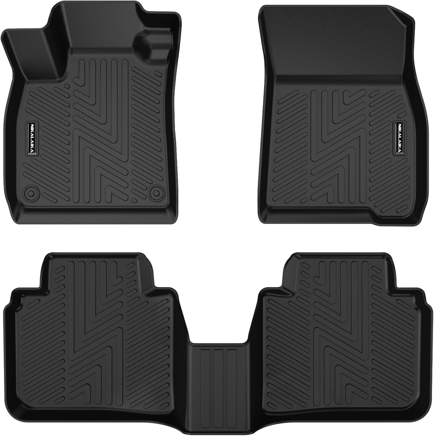 Floor Mats for 2026 2025 2024 2023 Honda Accord (Include Hybrid) All Weather Protection TPE Rubber Floor Liners for Honda Accord 2024 Hybrid Accessories, Odorless Anti-Slip, 1St & 2Nd Row, Black