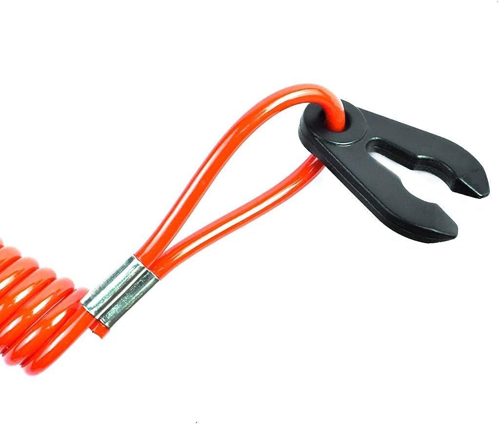 Boat Safety Kill Stop Switch Connector Lanyard Cord Replacement for Yamaha Outboard Mercruiser Marine Tohatsu Honda Engine Motor Kill Switch Tether Red Replace 6E9-82575-00 6E9-82575-01 6E9-82575-02