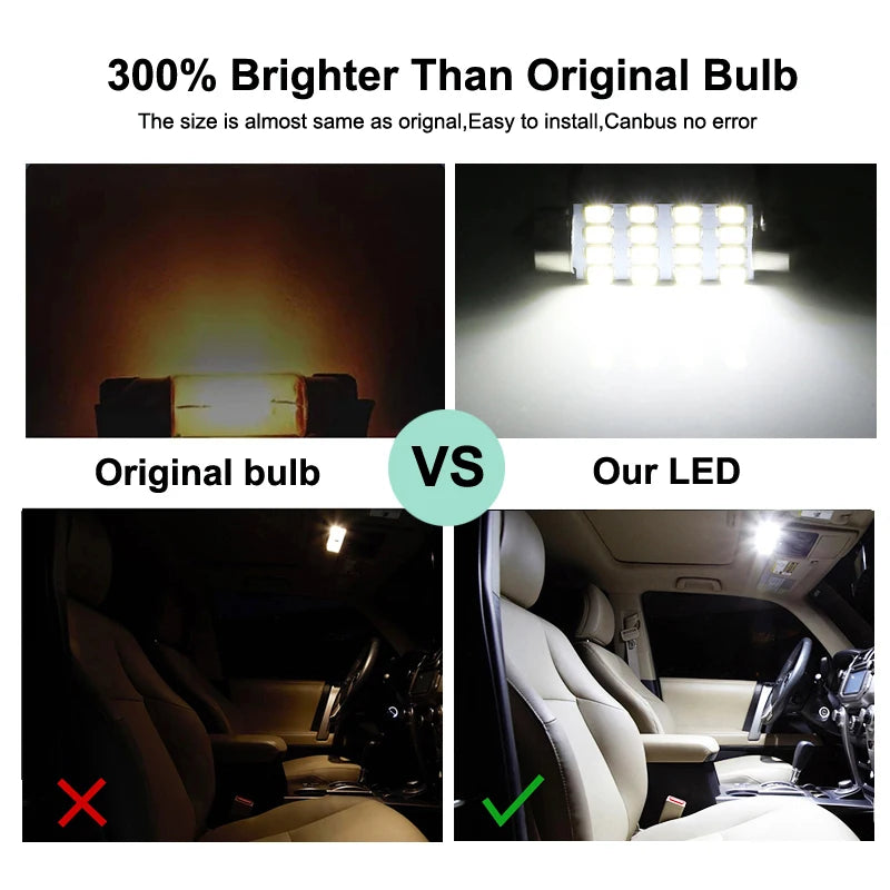 LED Interior Light Bulb Kit for Hyundai I20 MK1 MK2 MK3 N Line 2008-2019 2020 2021 2022 2023 Car Accessories Canbus Indoor Lamp