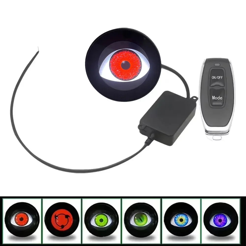 Cool Decoration Dynamic LED Car Headlights Devil Eye LED Car Light Headlight Assembly Modified Eagle Eye Light Cars Accessory