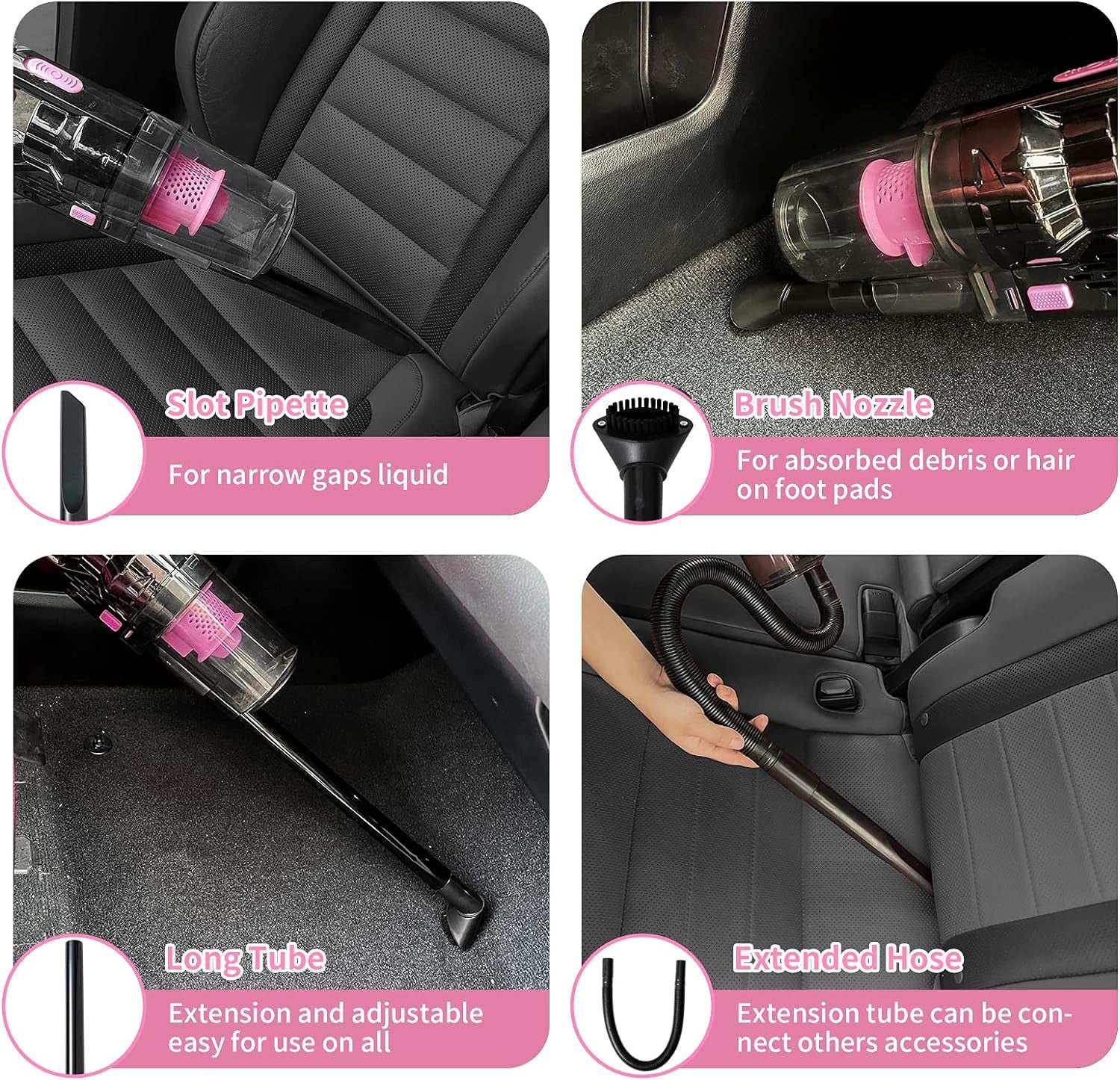 Car Cleaning Detailing Kit Interior Cleaner and Car Washing Kit